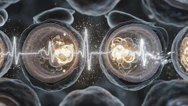 High-Quality 3D CGI Illustration of Cellular Photoreceptors Capturing Light Energy Interaction at the Atomic Level for Medical and Scientific Use