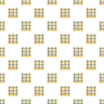 Intermediate bulk container elements creating a seamless grid pattern