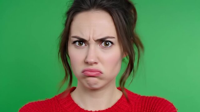 Female giving a skeptical glance when something doesn&rsquo;t seem right