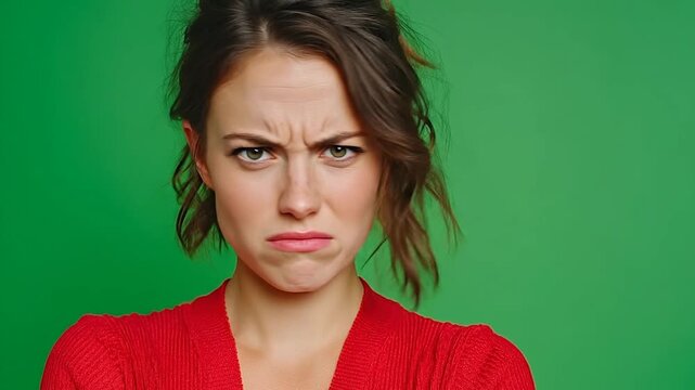 Female giving a skeptical glance when something doesn&rsquo;t seem right