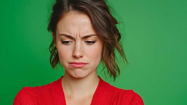 Female giving a skeptical glance when something doesn&rsquo;t seem right