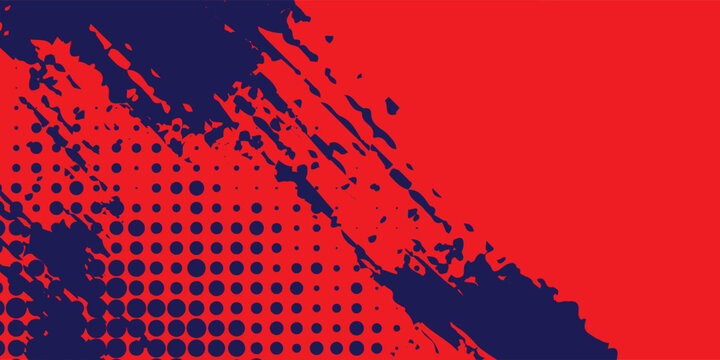 Background halftone on blue background. Vector dots glitter or halftone glitter pattern texture Pop Art Style Background design