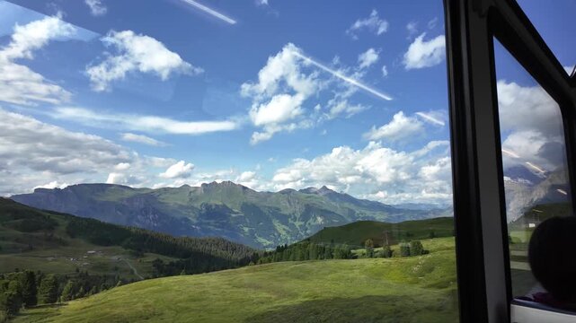 Peaceful Alpine Nature and Hiking Scenery in Switzerland