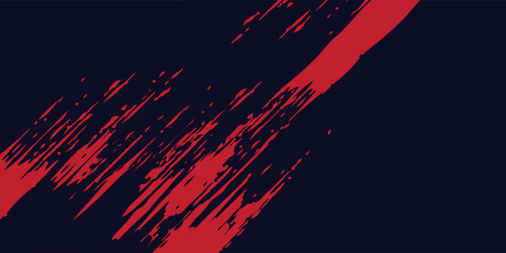 Vector red layout with flat lines on backround blue. Decorative shining grunge background illustration