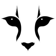 A pair of wild cat eyes © Breck