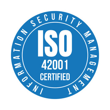 ISO 42001 certified symbol icon