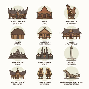 Indonesian_regional_icon_set_vector