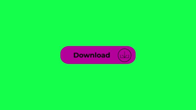 download button animation with arrow icon for user interface.