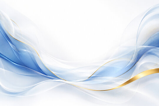 Abstract wave background with smooth flowing lines