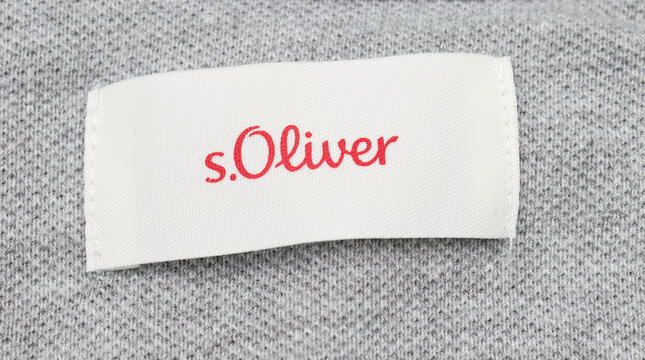s.Oliver clothes tag close up