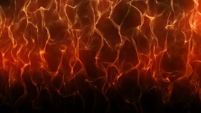 Flame Wall Background Animation Loop