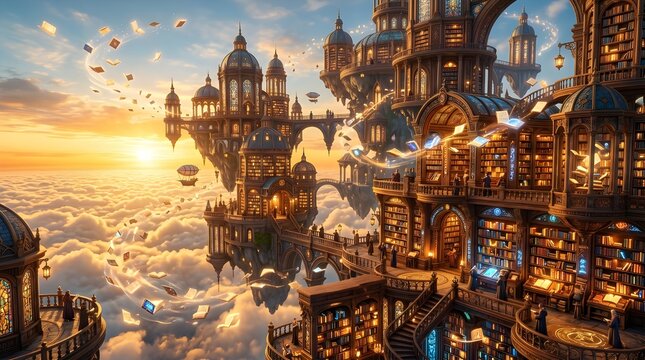  Floating Library in the Sky