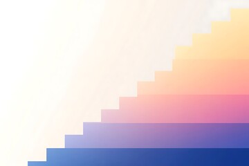 Fototapeta premium Abstract gradient steps