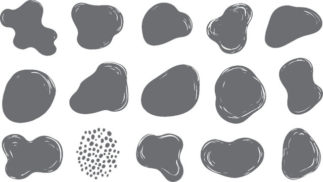 Simple Chicken Egg Symbol Silhouette Icon Set for Agriculture and Farming Design Elements