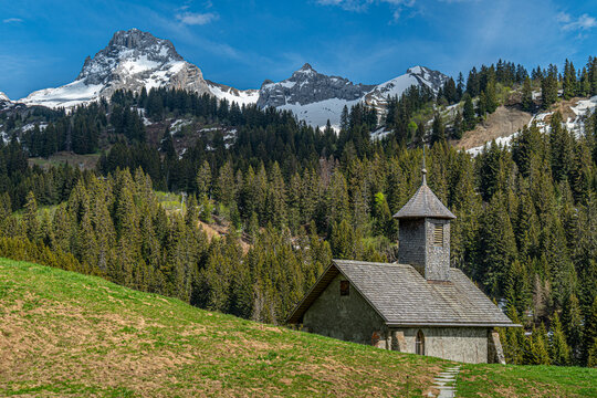 Chapelle de la Duche, Le Grand Bornand, Haute-Savoie, France