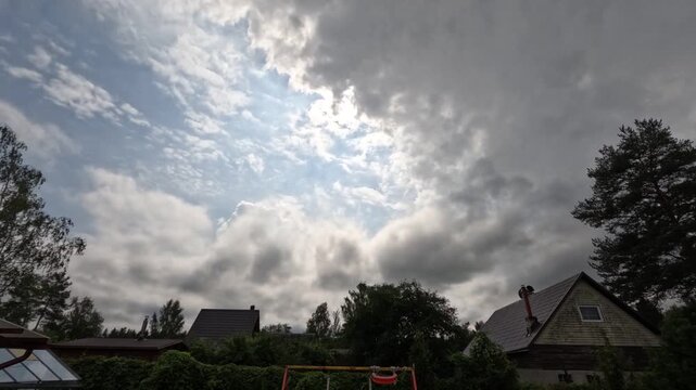 time lapse clouds