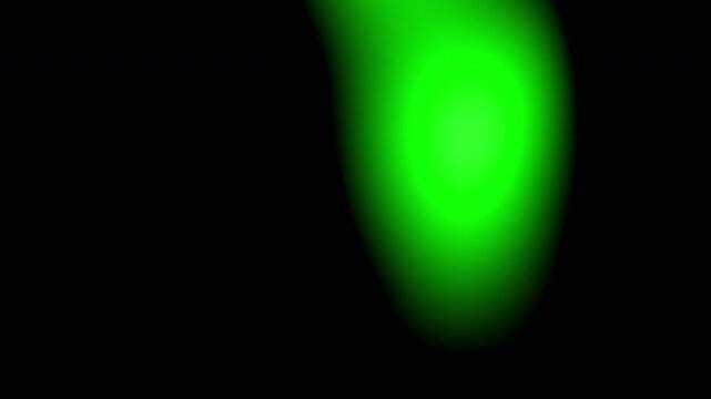 Green color light leaks animation video overlay. 4K video