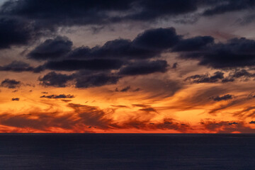 Obraz premium sunset over the sea