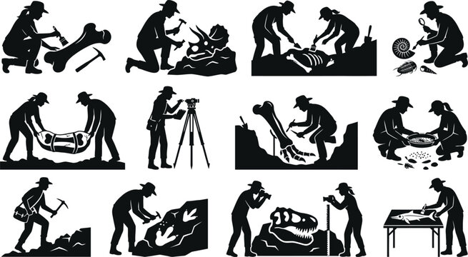 Historical embalming and burial preparation illustrations