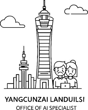 Sad Professionals Facing Job Automation in the City