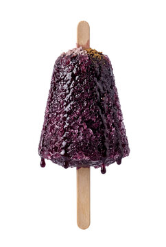Traditional Indian Kala Khatta Gola ice lolly