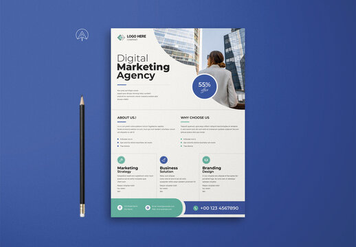 Digital Marketing Flyer Template