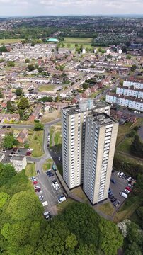 Aerial View of Southampton, England. UK