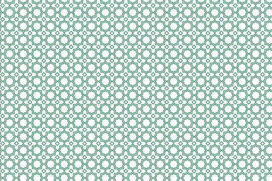 Green and white geometric pattern with star and diamond shapes shape design abstract background texture