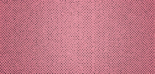 Obraz premium Pink fabric texture with small holes, woven