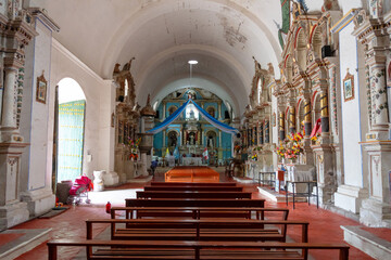 Obraz premium Interior of a church in Colca Canyon, Peru