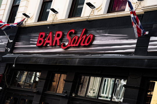 Bar Soho, Compton Street, Central London Soho District, England, UK - May 2026