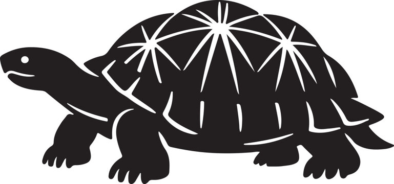 a tortois vector sillhutte