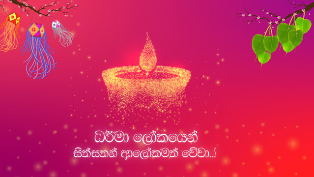 Darma alokayen sith sathan suwapath wewa happy vesak day 2026