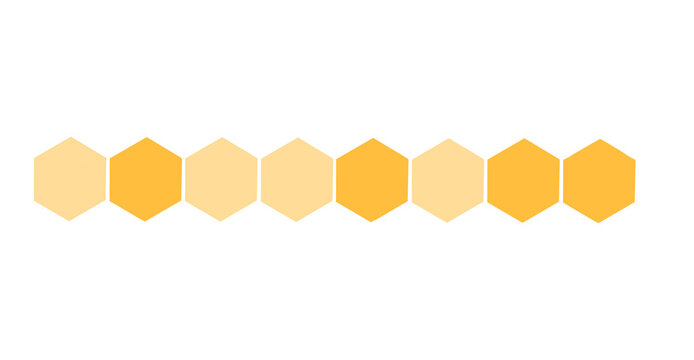 honeycomb horizontal line frame