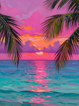 Magenta Lagoon Dreams