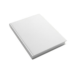 Fototapeta premium Stacked white paper sheets on clean surface Isolated Mockup Png.