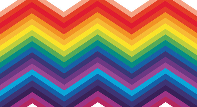 seamless rainbow stripe pattern a colorful zigzag chevron gradient perfect for vibrant abstract backgrounds and modern design.