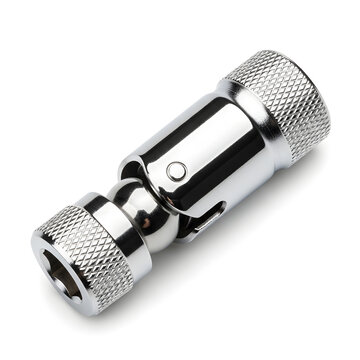 Chrome universal joint socket adapter for tools