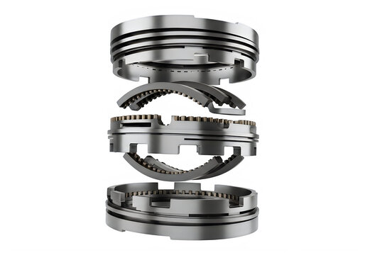 gear wheels isolated on white