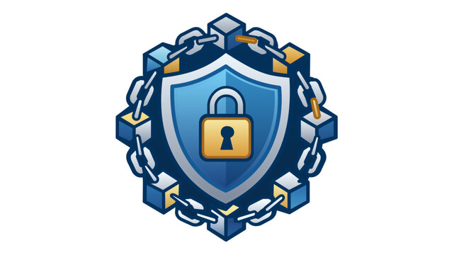 Professional vector icon illustration of a blockchain mobile application featuring an editable stroke design for customizable line weight and style in modern digital technology projects.