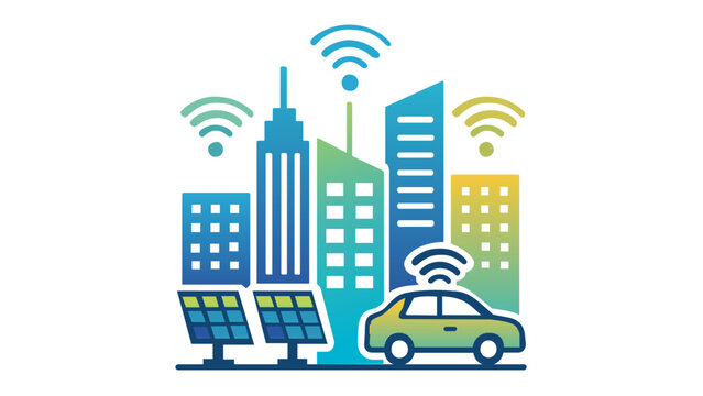 Professional Internet of Things vector icon representing smart connectivity and digital network innovation for modern technology systems in a clean minimalist illustration for global data.