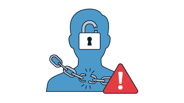Modern network security system vector icon illustration with editable stroke for customizable line weight in digital safety and information technology infrastructure protection design projects.
