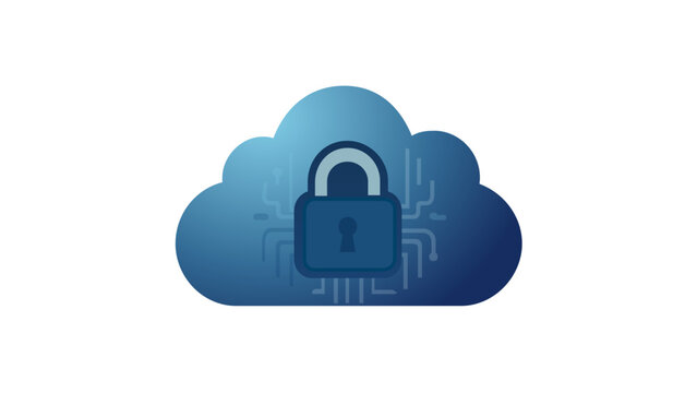 Modern cloud computing vector icon with editable stroke featuring a minimalist cloud design for digital technology innovation and network data storage illustration on a clean white background.