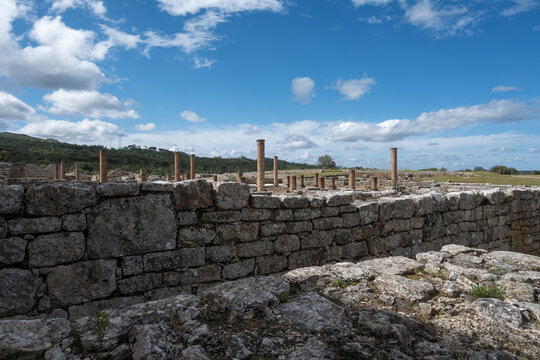 yacimiento romano de conimbriga, portugal