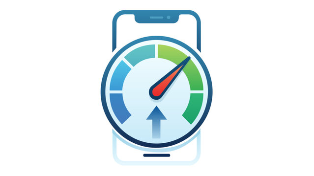 Professional smartphone application development vector icon featuring mobile tech growth and digital innovation concepts, minimalist flat illustration for software engineering and app design.