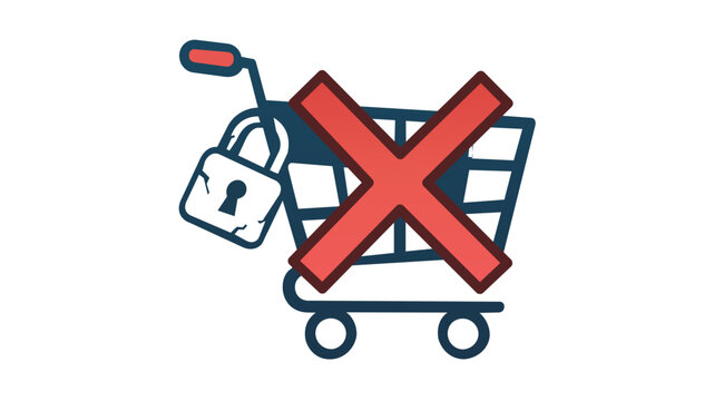 E-commerce online store vector icon with editable stroke on a mobile device, professional illustration for digital shopping platforms featuring customizable line weight and clean design elements.