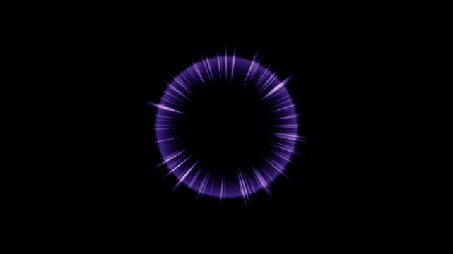 Wave audio visualization, waveform equalizer and visualization of audio wave, audio waveform spectrum animation, abstract music audio wave on black screen background.