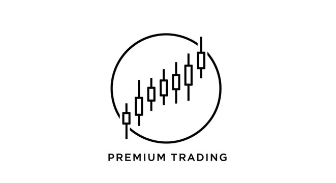 Premium Trading Logo Design Concept.
