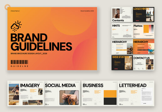 Brand Guideline Brochure Template