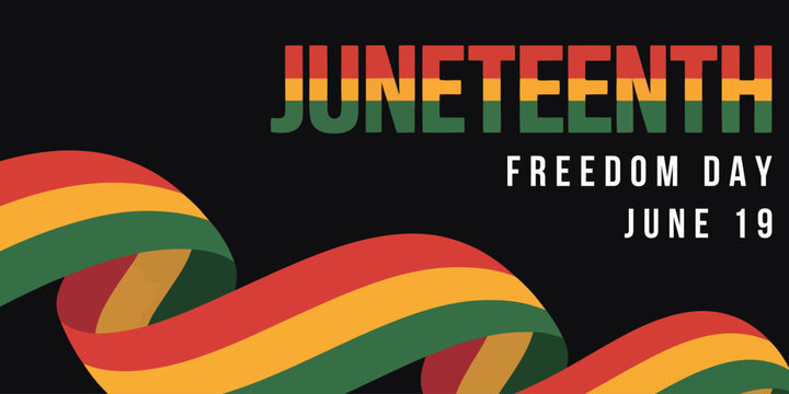 Juneteenth celebrations of freedom banner